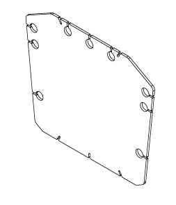 QSP 52-FA5112 2-Post Shim Plate 1/4